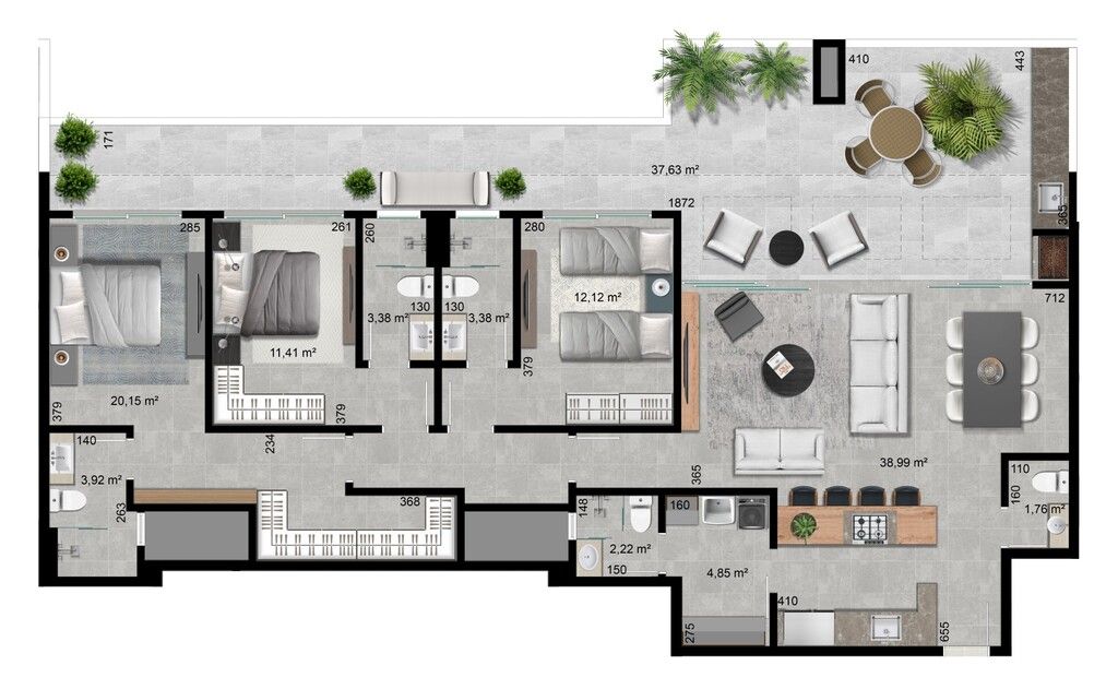 Cobertura à venda com 4 quartos, 312m² - Foto 25