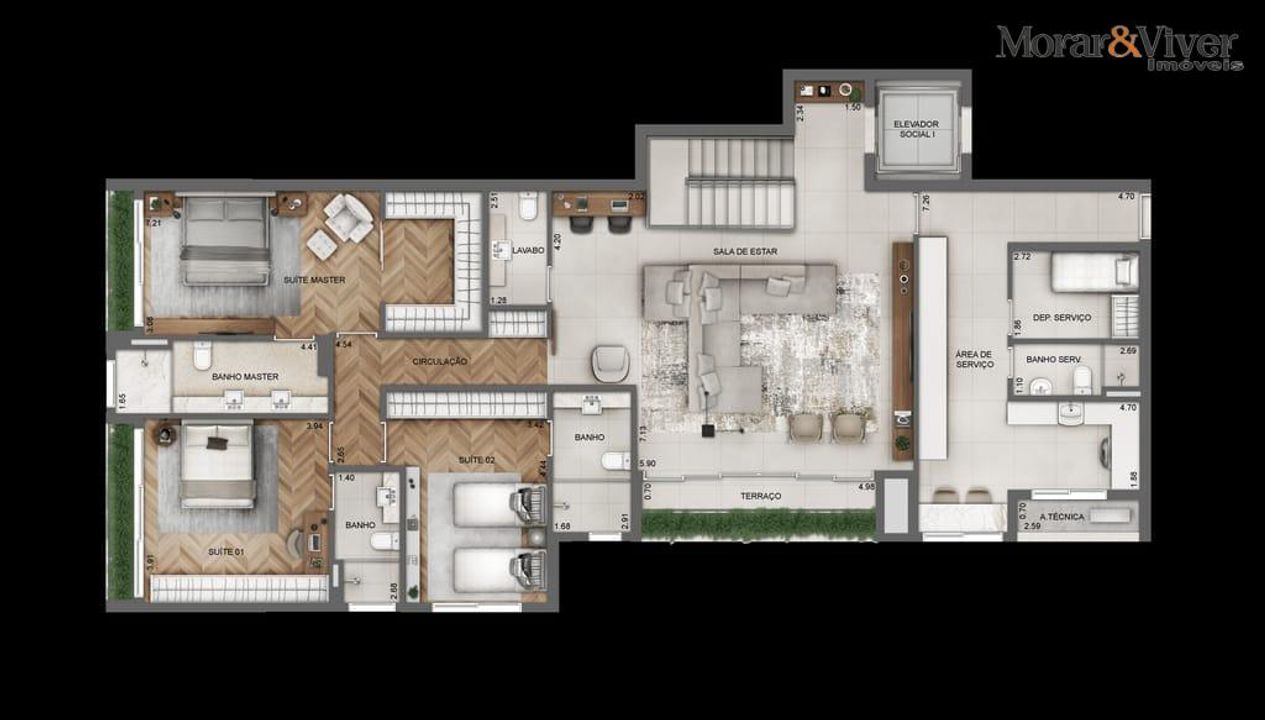 Cobertura à venda com 3 quartos, 302m² - Foto 31