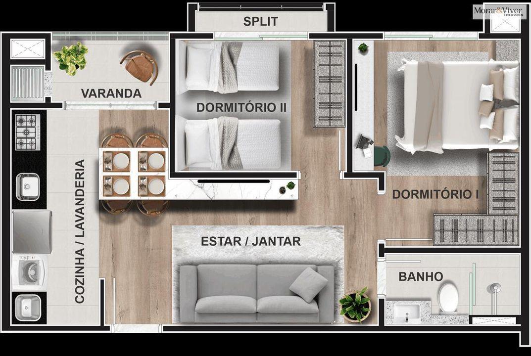 Apartamento à venda com 2 quartos, 48m² - Foto 22