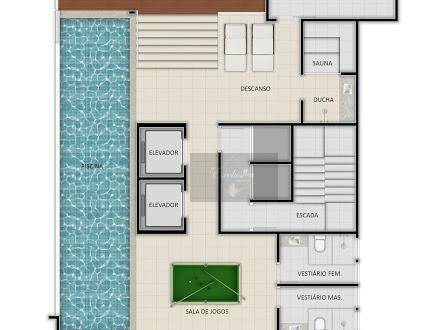 Apartamento à venda com 2 quartos, 69m² - Foto 7