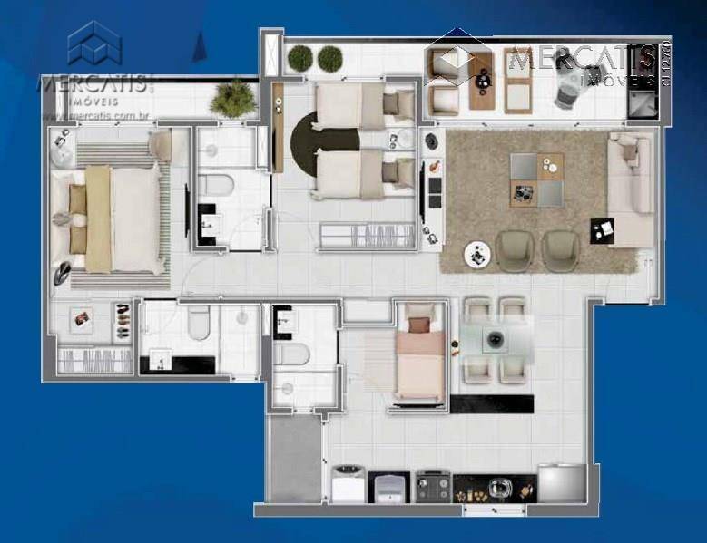 Apartamento à venda com 2 quartos, 89m² - Foto 4