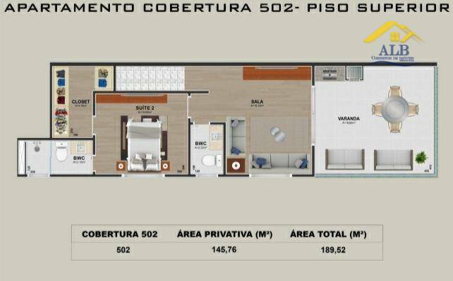 Cobertura à venda com 3 quartos, 126m² - Foto 10