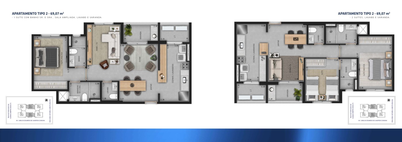 Apartamento à venda, 69m² - Foto 21