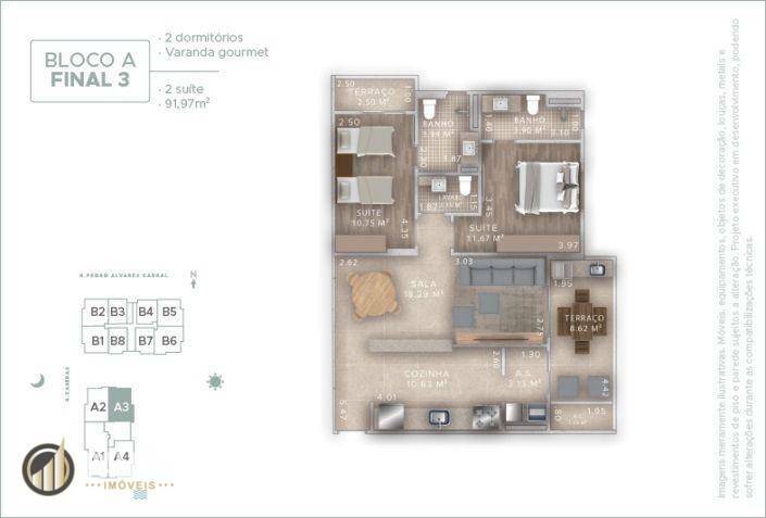 Apartamento à venda com 2 quartos, 91m² - Foto 51