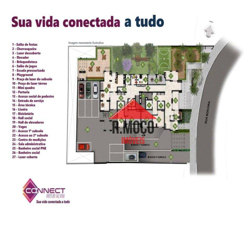 Apartamento à venda com 2 quartos, 34m² - Foto 3