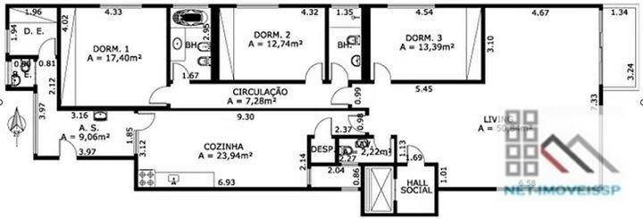 Apartamento à venda com 3 quartos, 187m² - Foto 39