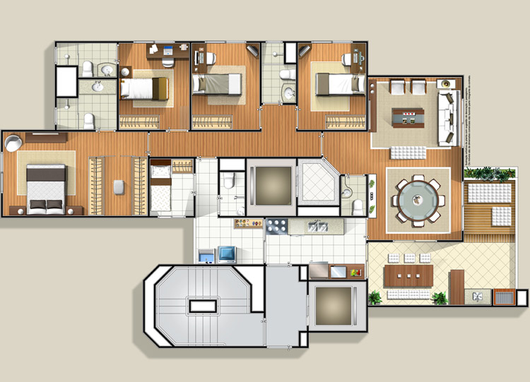 Apartamento à venda com 4 quartos, 130m² - Foto 4