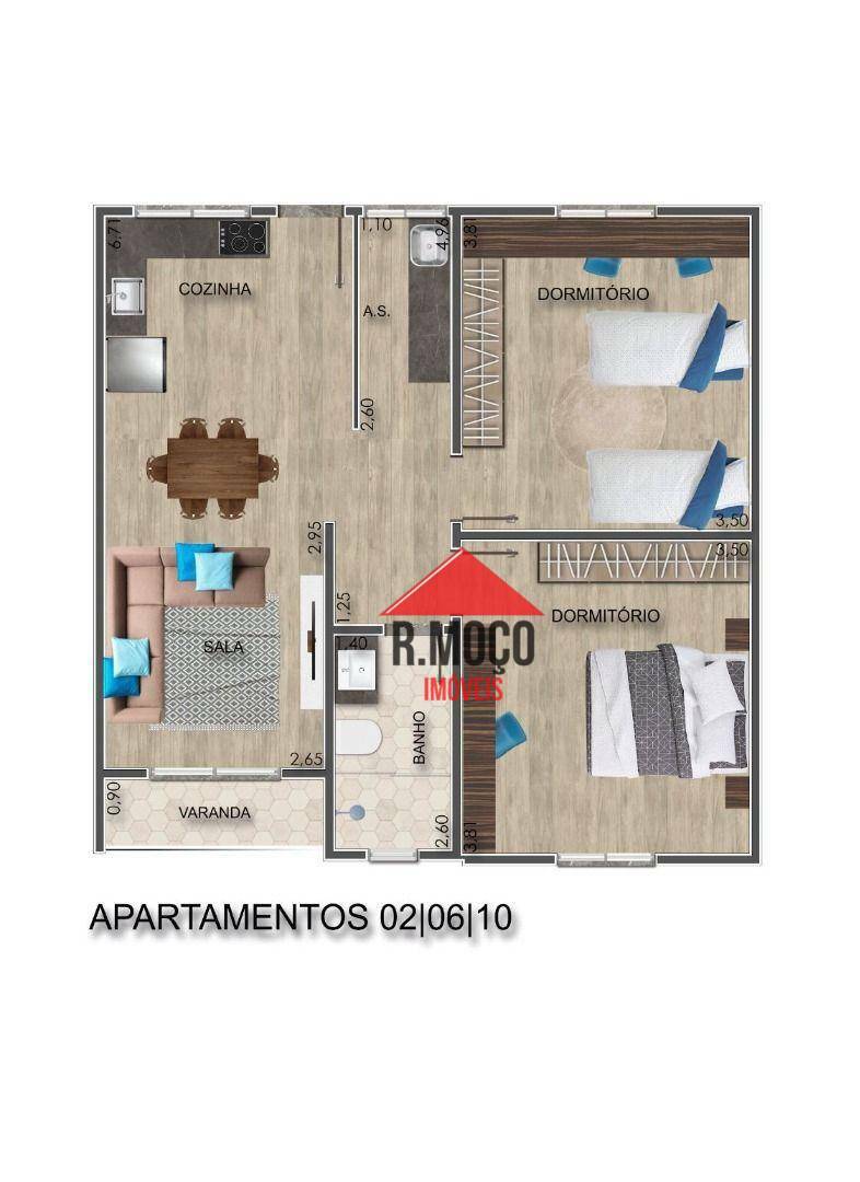 Apartamento à venda com 2 quartos, 64m² - Foto 16