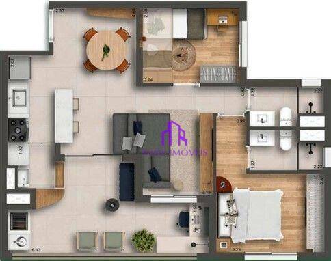 Apartamento à venda com 2 quartos, 63m² - Foto 20