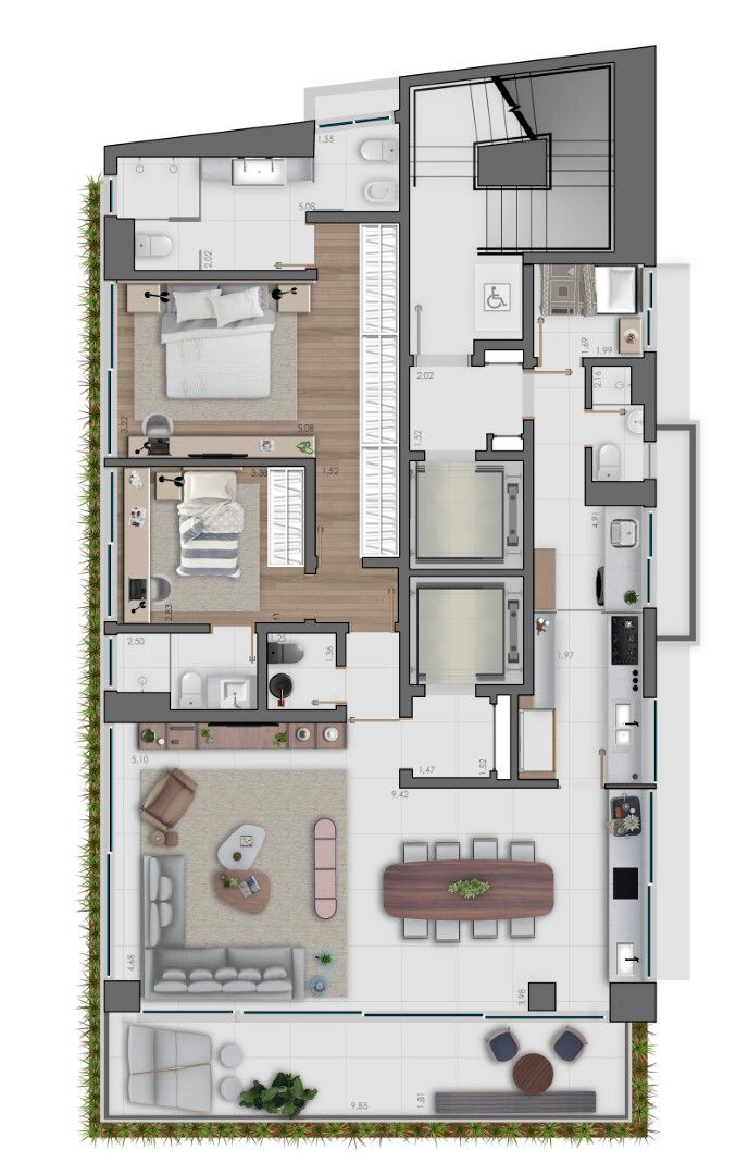 Apartamento à venda com 3 quartos, 464m² - Foto 4