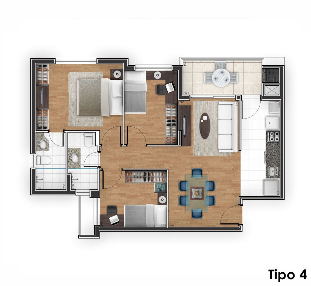 Apartamento à venda com 3 quartos, 7735m² - Foto 12