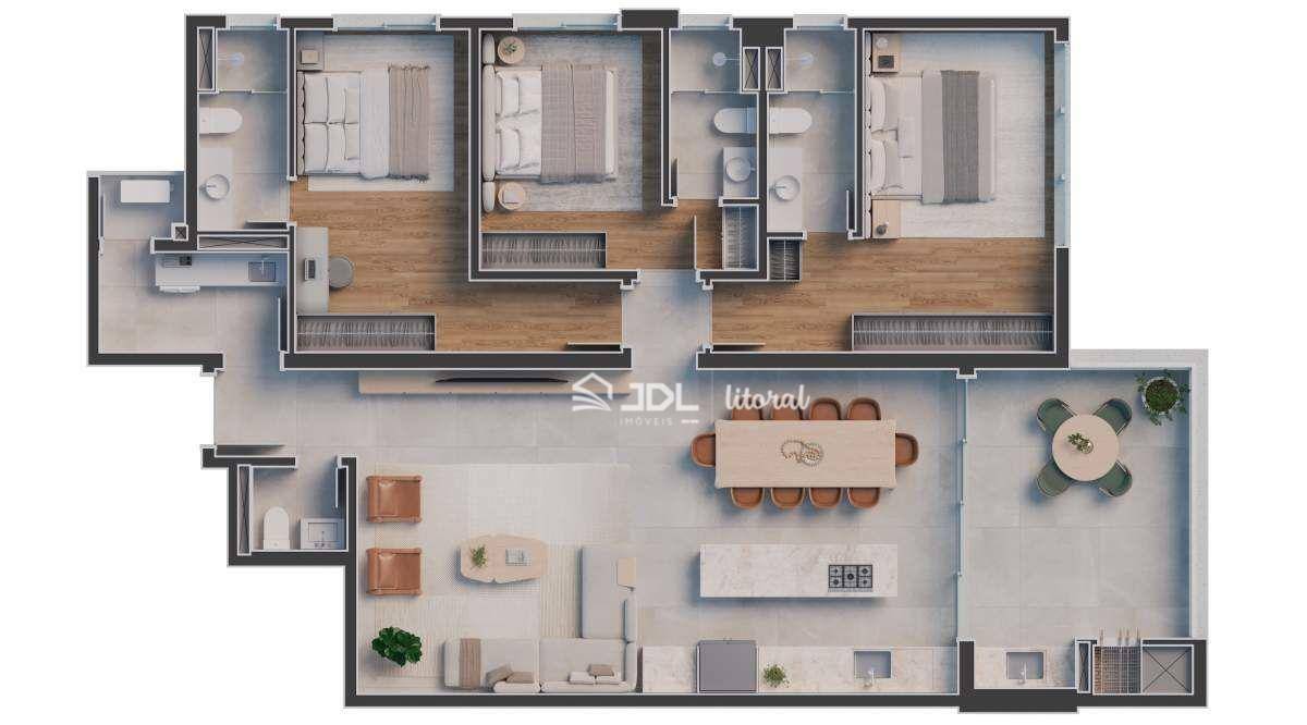 Apartamento à venda com 3 quartos, 145m² - Foto 19