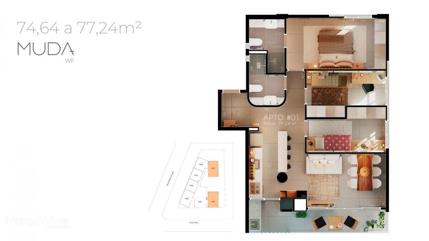 Apartamento à venda com 2 quartos, 54m² - Foto 23