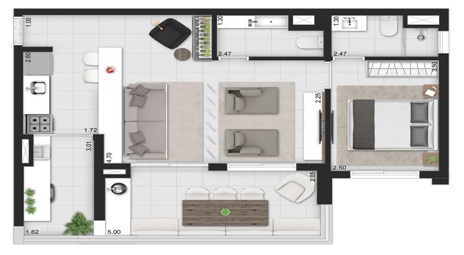 Apartamento à venda com 2 quartos, 70m² - Foto 22