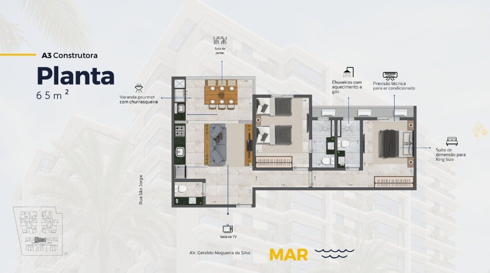 Apartamento à venda com 2 quartos, 59m² - Foto 28