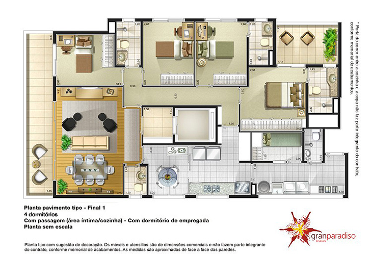 Apartamento à venda com 4 quartos, 138m² - Foto 4