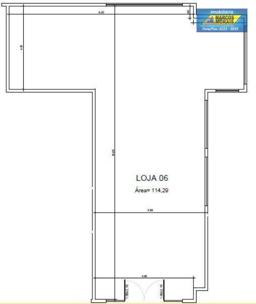 Loja-Salão para alugar, 114m² - Foto 5