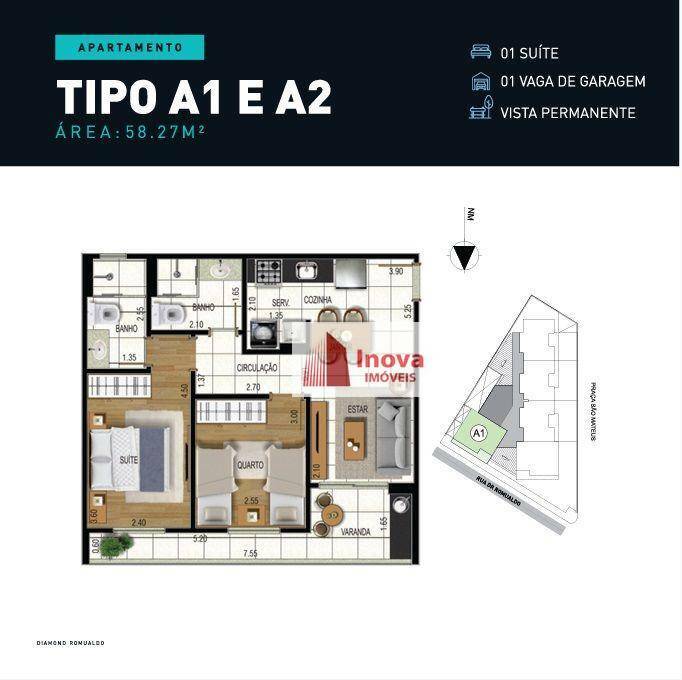 Apartamento à venda com 2 quartos, 52m² - Foto 17