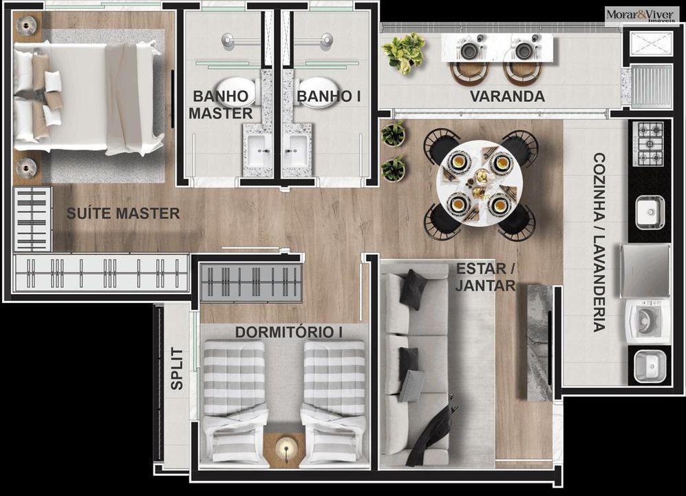 Apartamento à venda com 2 quartos, 48m² - Foto 23