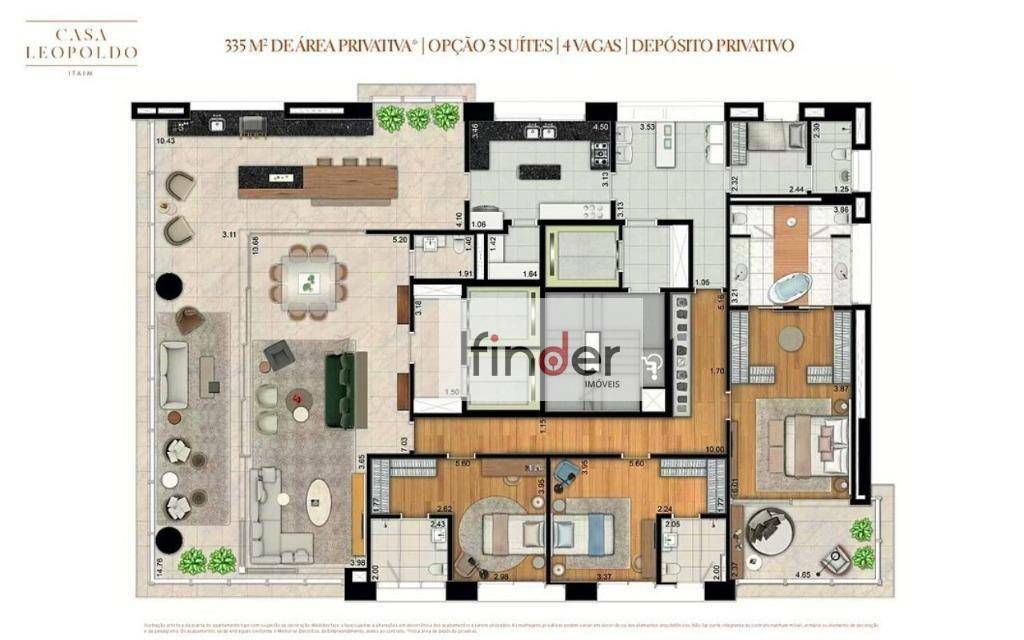 Apartamento à venda com 4 quartos, 335m² - Foto 43