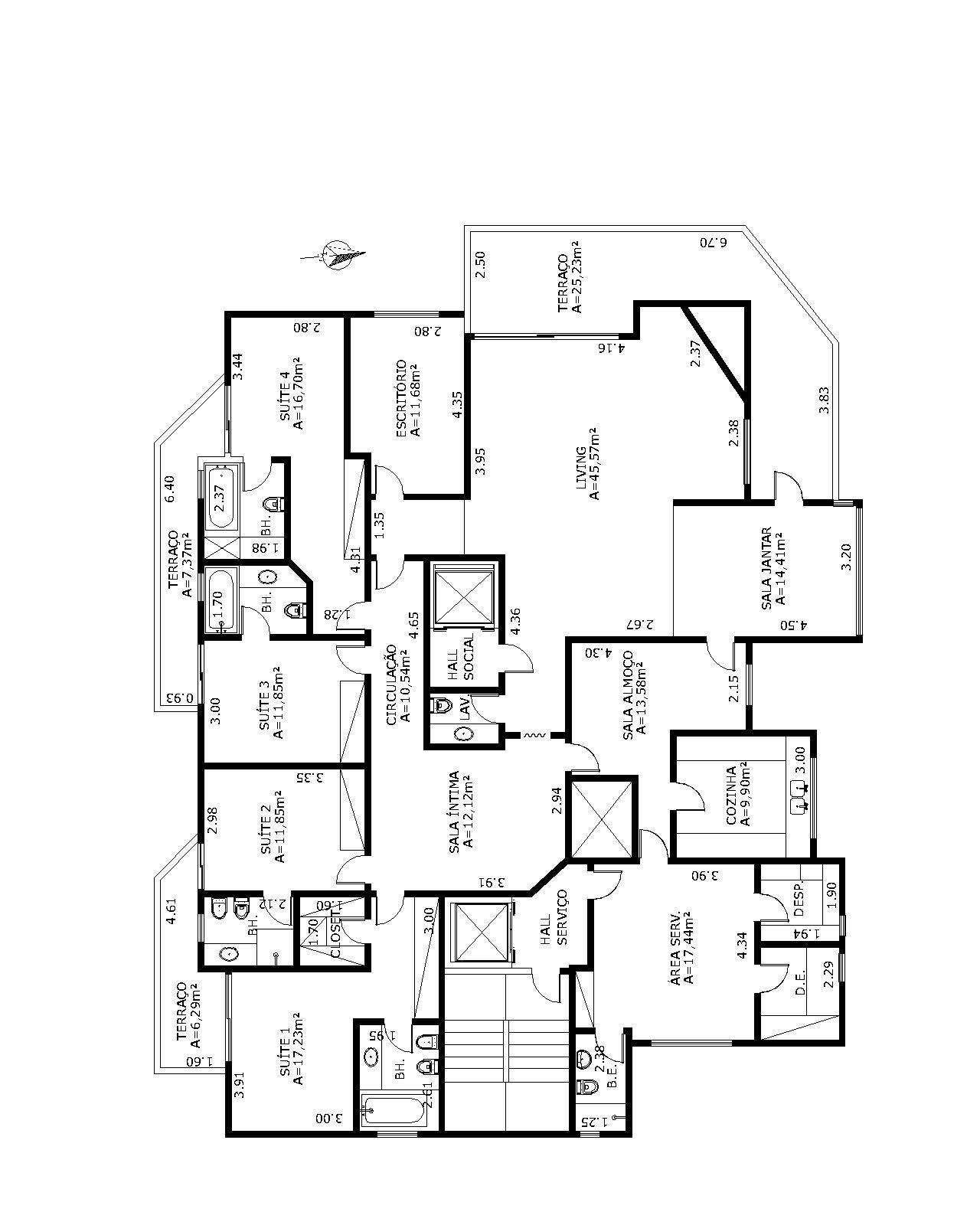 Apartamento à venda com 4 quartos, 300m² - Foto 10