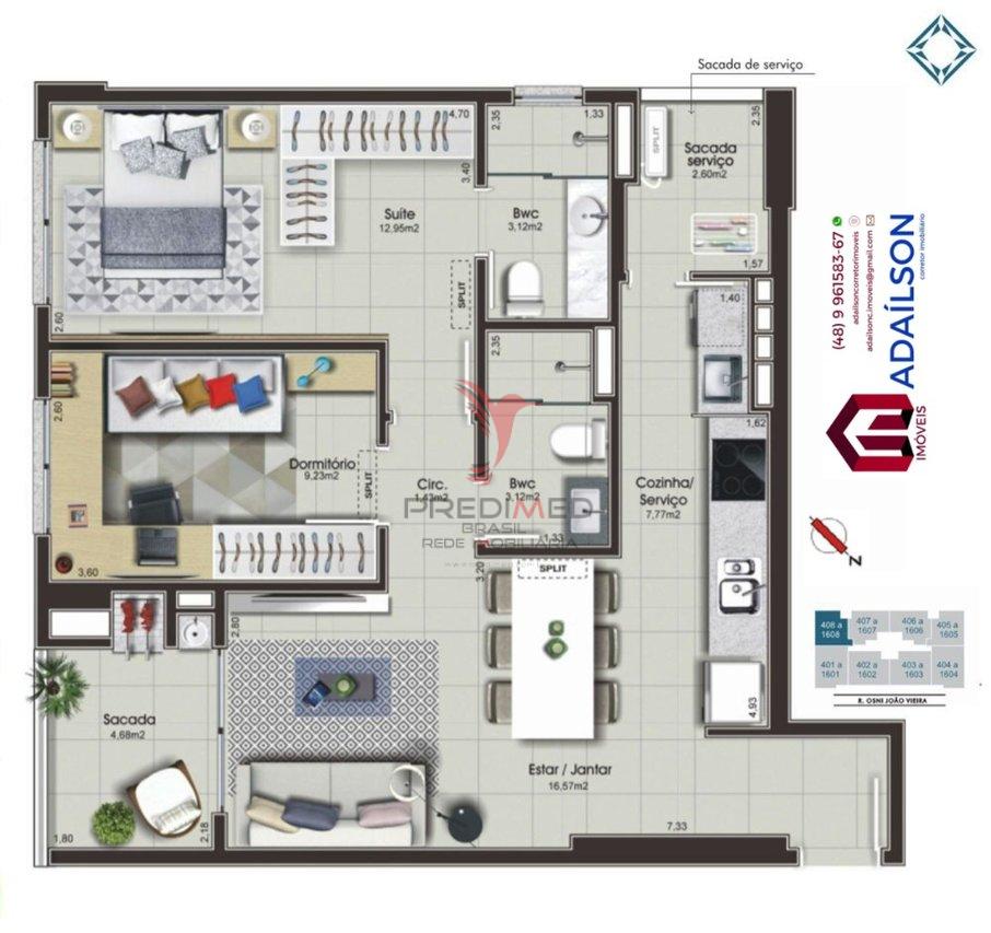 Apartamento à venda com 2 quartos, 80m² - Foto 22