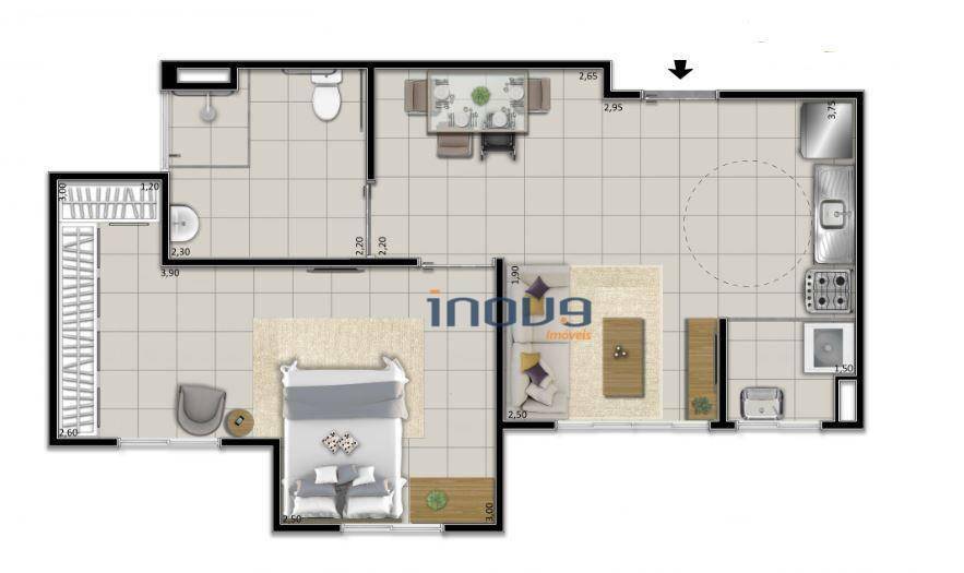 Apartamento à venda com 2 quartos, 41m² - Foto 17