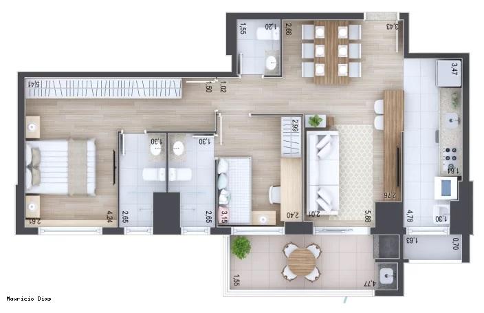 Apartamento à venda com 3 quartos, 100m² - Foto 8