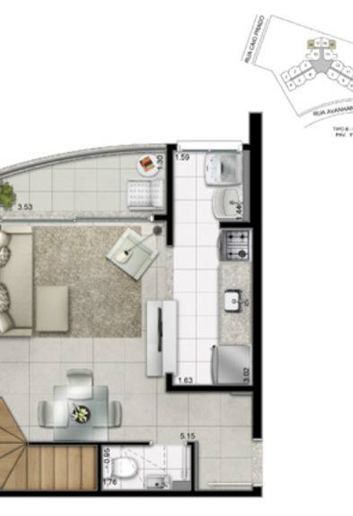 Apartamento à venda com 1 quarto, 42m² - Foto 11