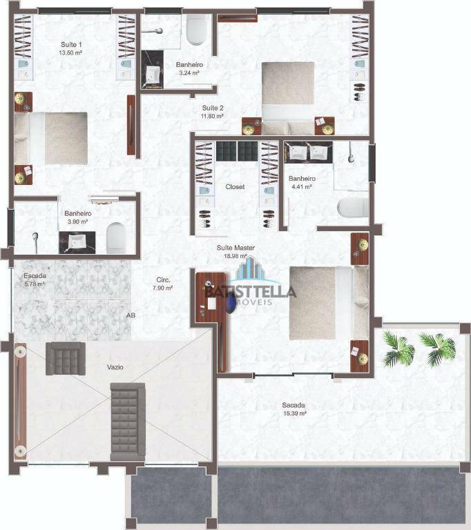 Casa à venda com 4 quartos, 234m² - Foto 3