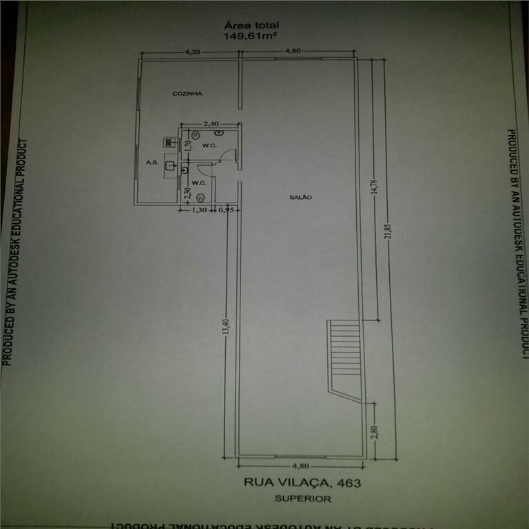 Conjunto Comercial-Sala para alugar, 140m² - Foto 6