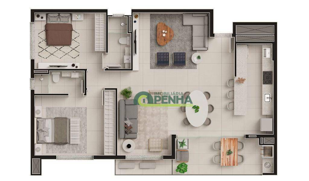 Apartamento à venda com 3 quartos, 72m² - Foto 22