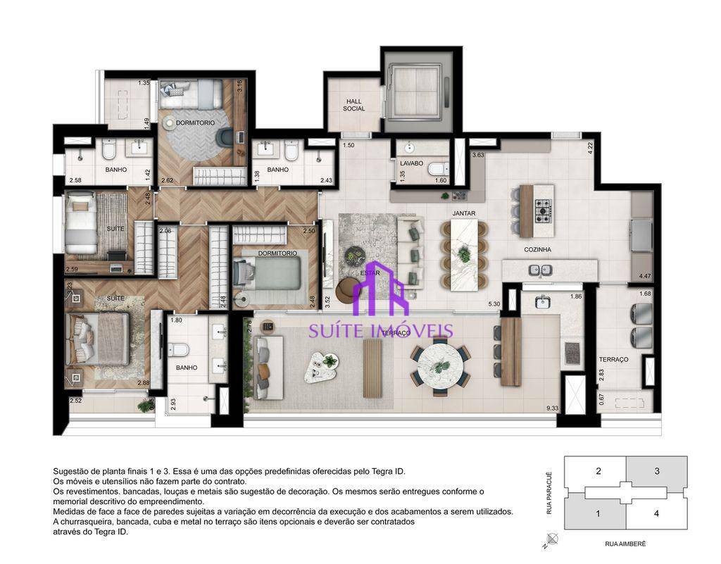 Apartamento à venda com 4 quartos, 157m² - Foto 28