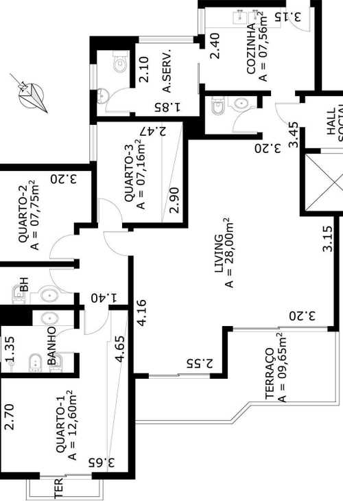 Apartamento à venda com 3 quartos, 104m² - Foto 6