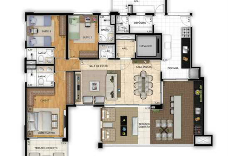 Apartamento à venda com 4 quartos, 163m² - Foto 7