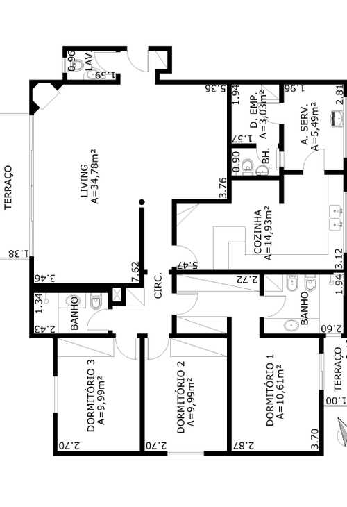 Apartamento à venda com 4 quartos, 232m² - Foto 9