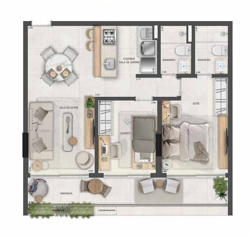 Apartamento à venda com 2 quartos, 71m² - Foto 25