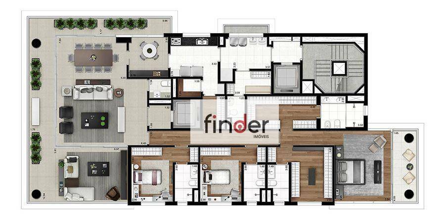 Apartamento à venda com 4 quartos, 294m² - Foto 24