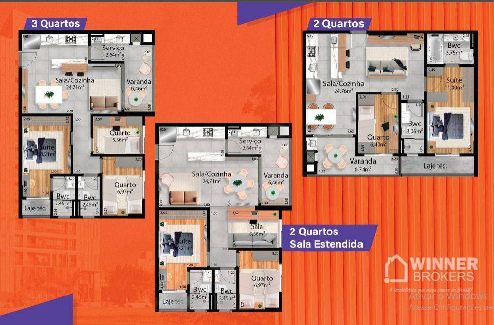 Apartamento à venda com 3 quartos, 73m² - Foto 23