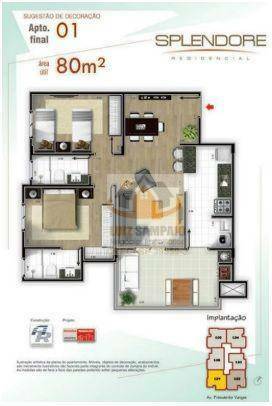 Apartamento, 2 quartos, 80 m² - Foto 4