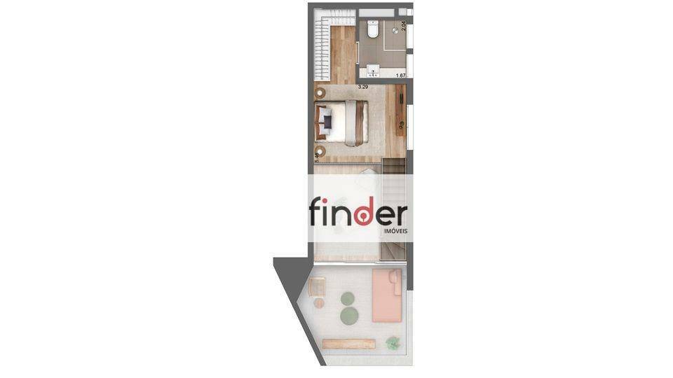 Apartamento à venda com 1 quarto, 80m² - Foto 73