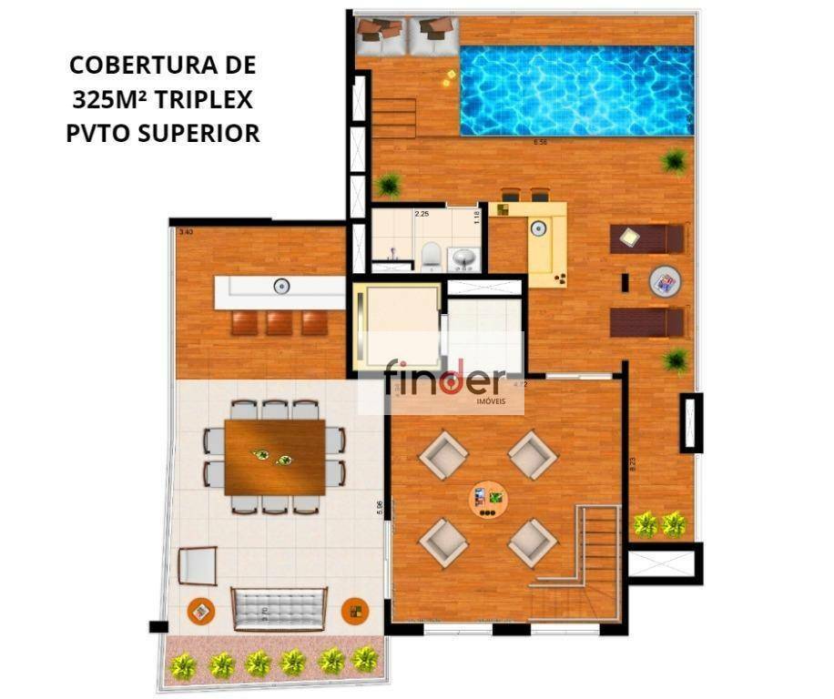 Cobertura à venda com 4 quartos, 325m² - Foto 22