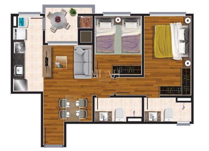 Apartamento à venda com 2 quartos, 54m² - Foto 8