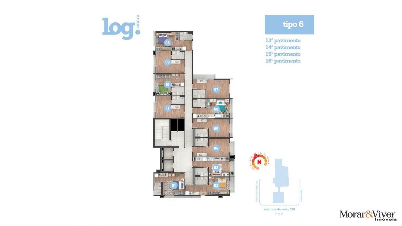 Apartamento à venda com 1 quarto, 24m² - Foto 34