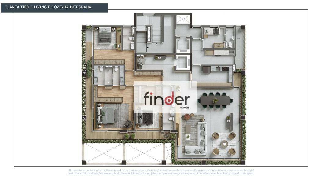 Apartamento à venda com 3 quartos, 258m² - Foto 20