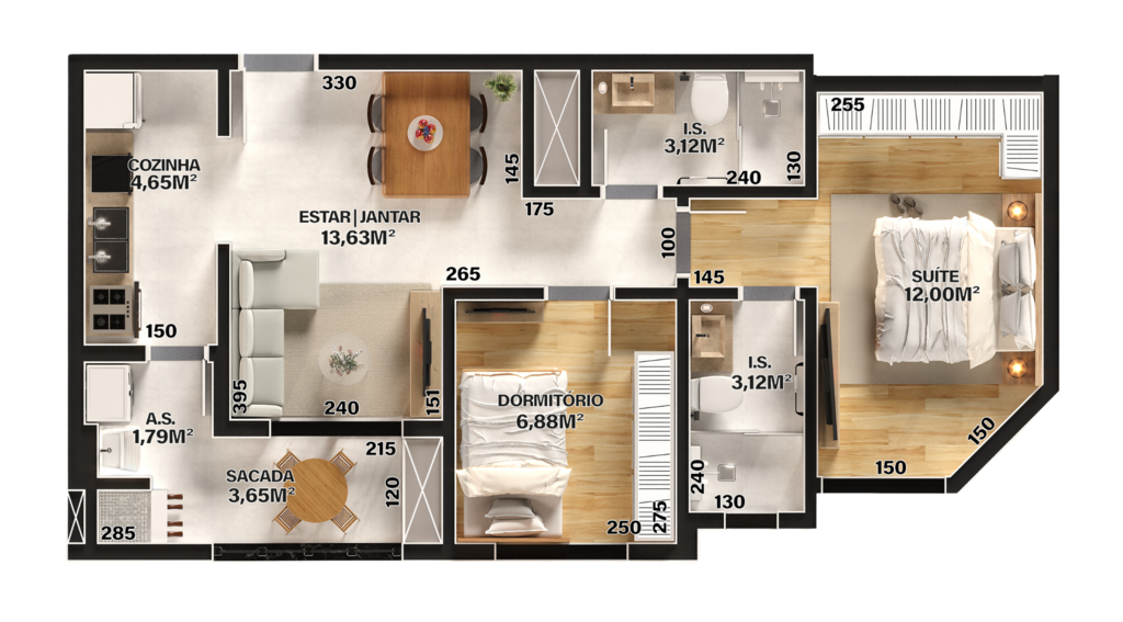 Apartamento à venda com 1 quarto, 46m² - Foto 35