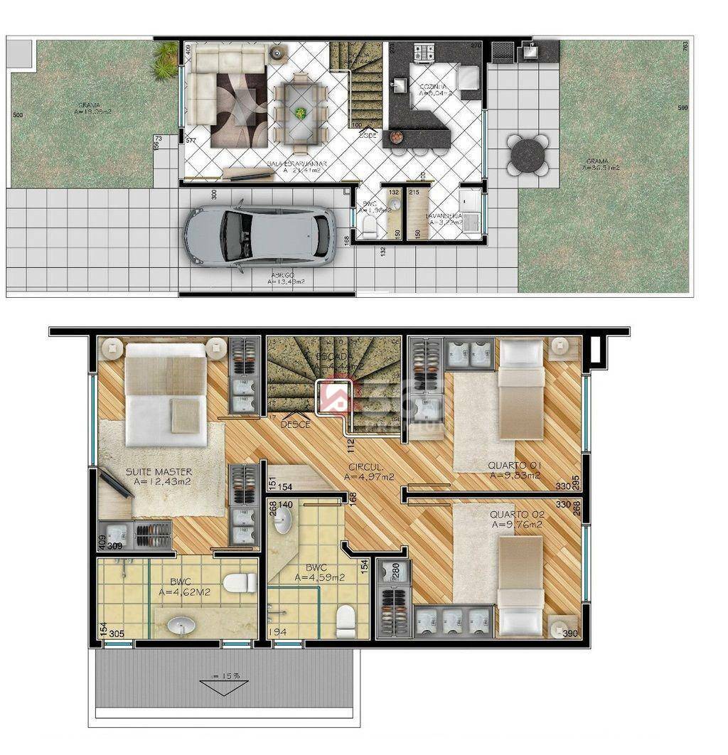 Casa de Condomínio à venda com 4 quartos, 184m² - Foto 12