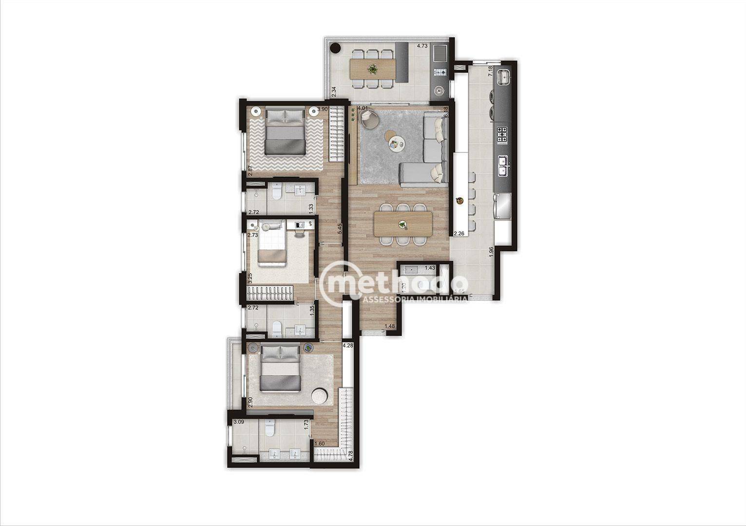 Apartamento à venda com 3 quartos, 181m² - Foto 43