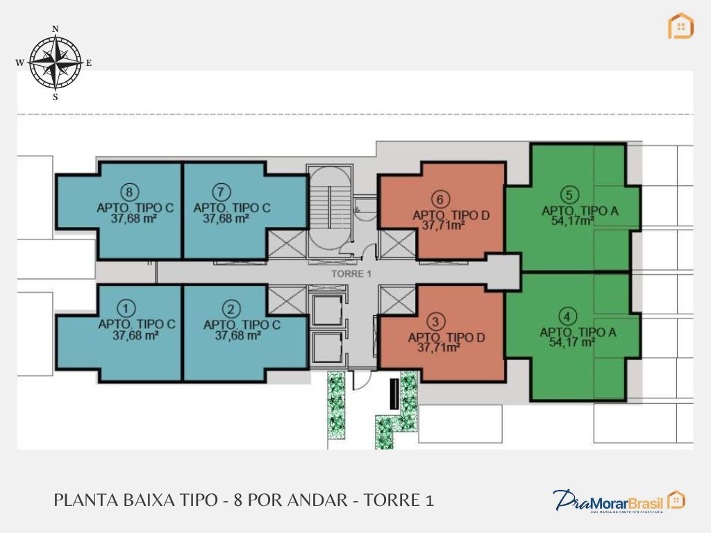 Apartamento à venda com 2 quartos, 37m² - Foto 2