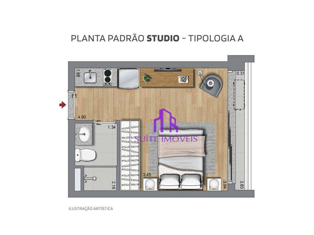 Apartamento à venda com 2 quartos, 41m² - Foto 28